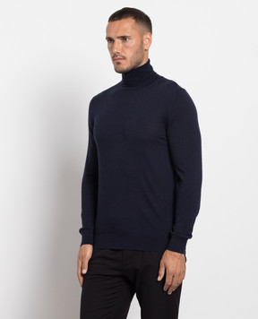 Cashmere&Whiskey Голубый гольф из шерсти, шелка и кашемира. MU8571318410R