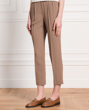 Brunello Cucinelli Бежевые штаны MA029P1673