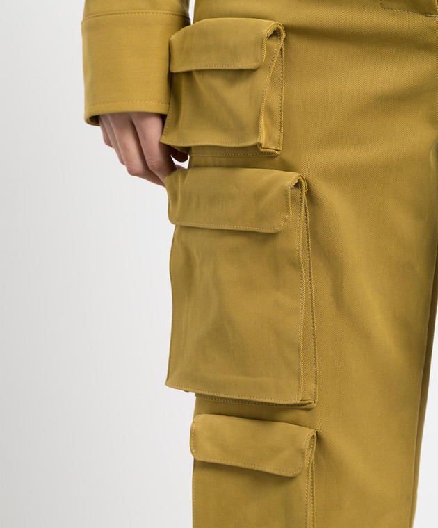 Off-White Желтые карго OWCF015F22FAB001 изображение 5