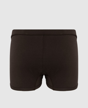 Dolce&Gabbana Коричневі труси-бріфи з логотипом M4F01JFUEB0