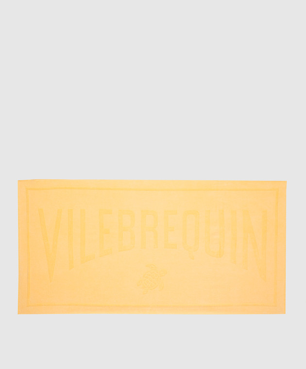 Vilebrequin Sand yellow towel with logo SANH3200m