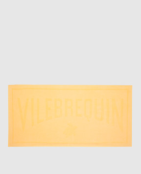 Vilebrequin Желтое полотенце Sand с логотипом SANH3200m