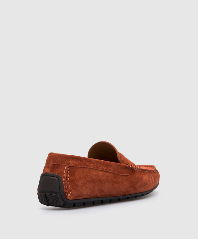 Canali Brown suede slippers RB00770161211 image 3