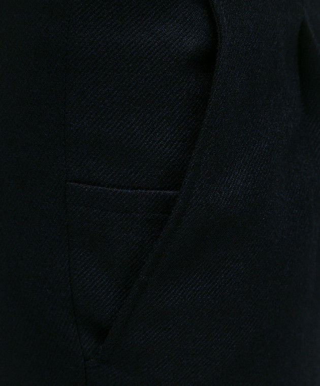 Enrico Mandelli - Blue wool and cashmere trousers GYM02B3821 - buy with ...
