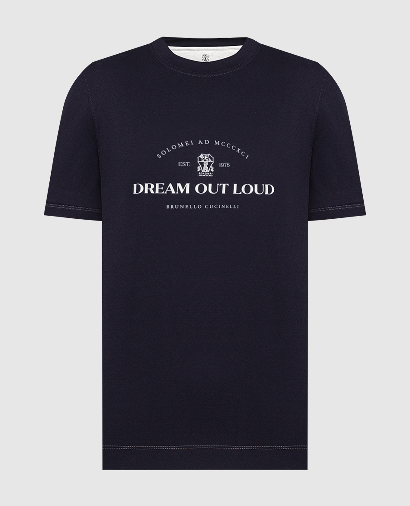 

Синяя футболка с принтом Dream out loud, Синий, Футболки