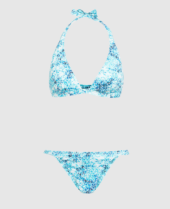 Blue panties from Fraz swimwear in a print