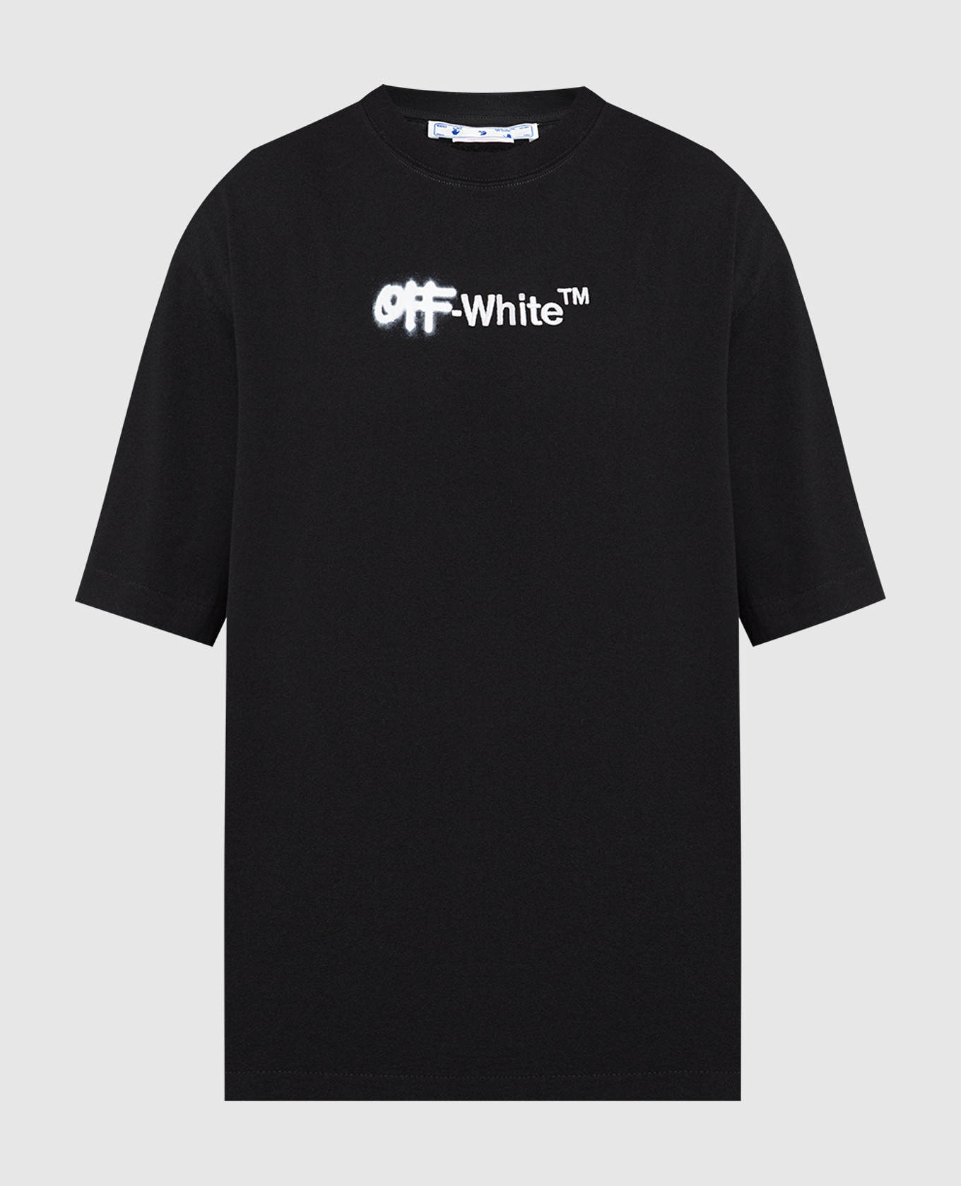 

Черная футболка с контрастным логотипом Spray Helv, Черный, Футболки