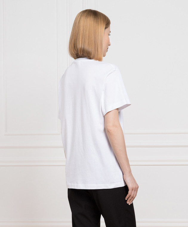 Max & Co Біла футболка з пінтом логотипу TEE зображення 4