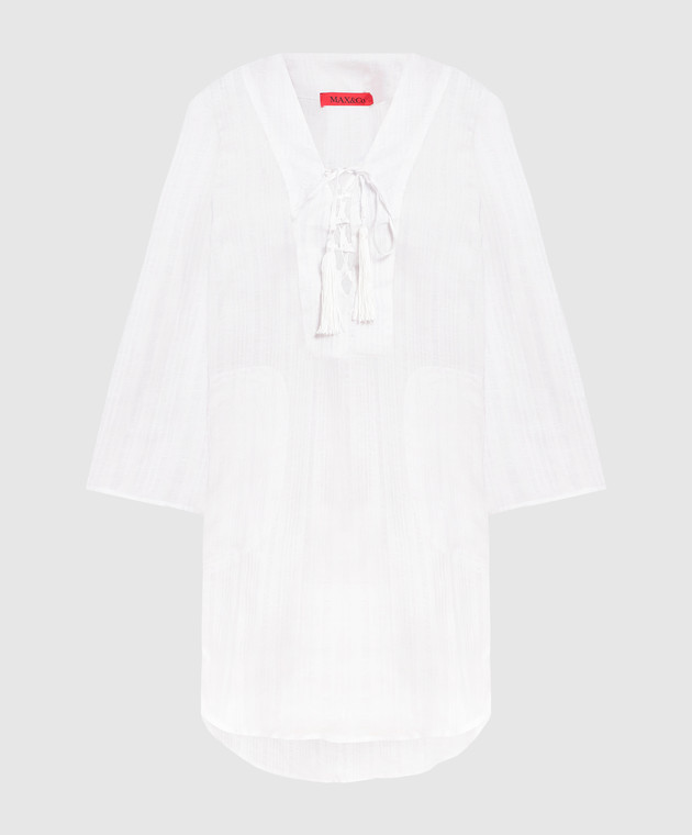 Max & Co White linen blouse ORCHIDEA