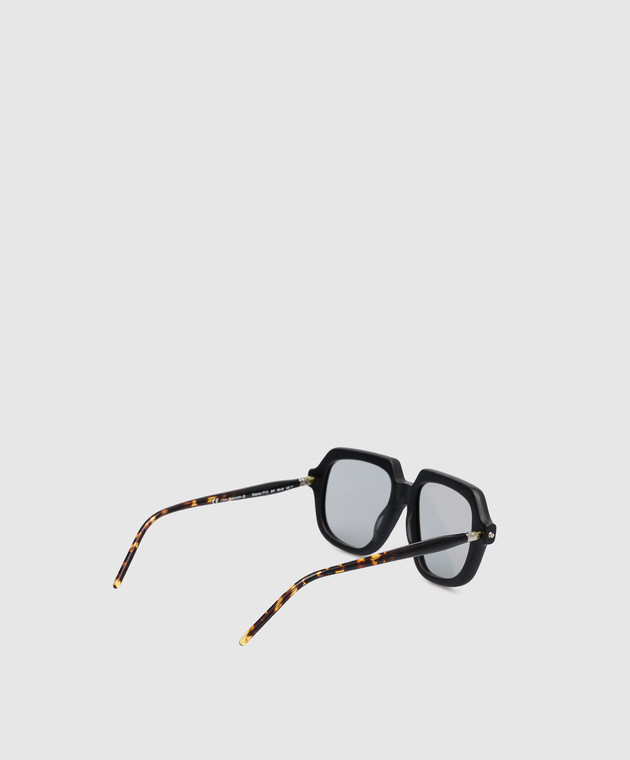 Kuboraum Black P13 sunglasses with a tortoise shell effect KRSP13BM0000002F image 4