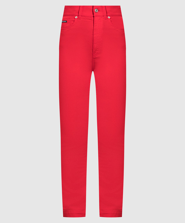 Dolce&Gabbana Red skinny jeans FTAQWDG889I