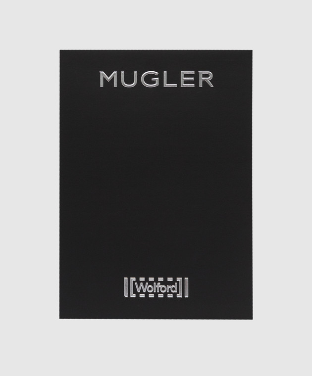 Mugler Lace Tights in Black, Black. Size 36 (also in ).