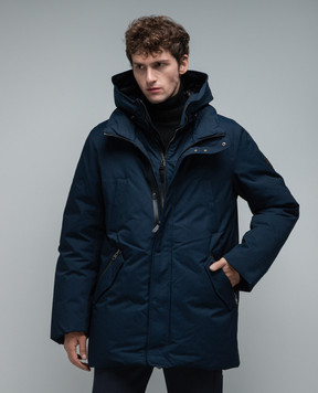 Mackage Синий пуховик Edward с логотипом EDWARDNFR