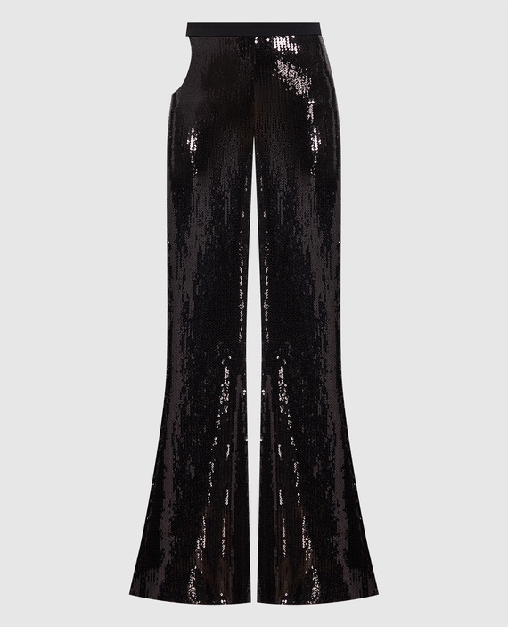 Black pants with sequins