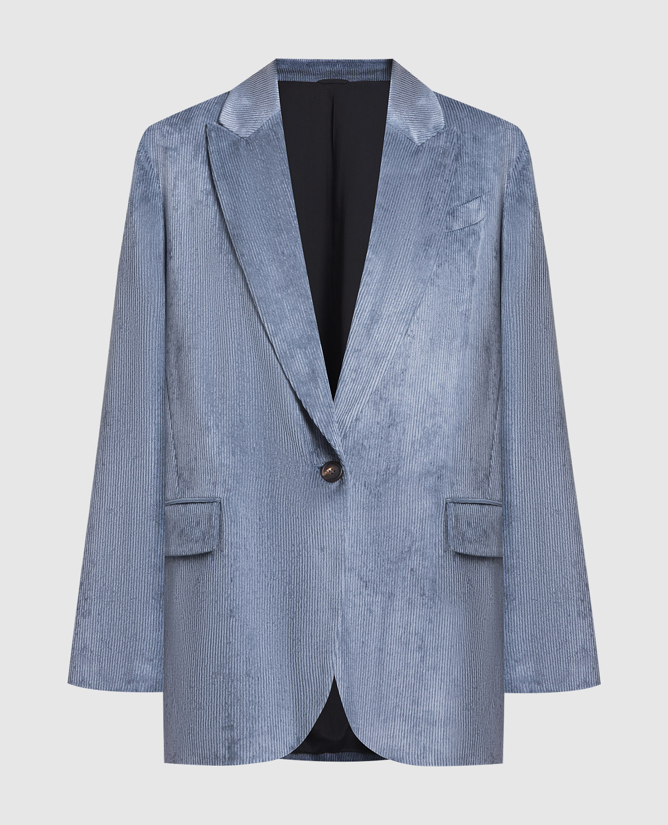 

Синий вельветовый жакет, Жакеты