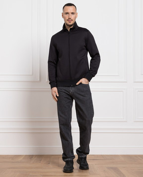 Valentino Черная спортивная кофта Untitled 2V3MF25D95A