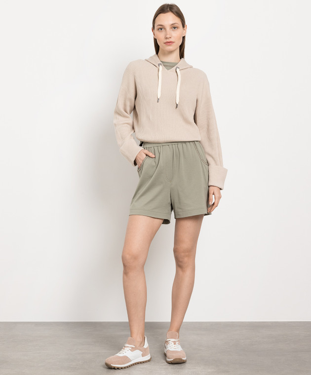 Brunello Cucinelli - Бежевое худи с цепочкой мониль M19122619 купить в ...