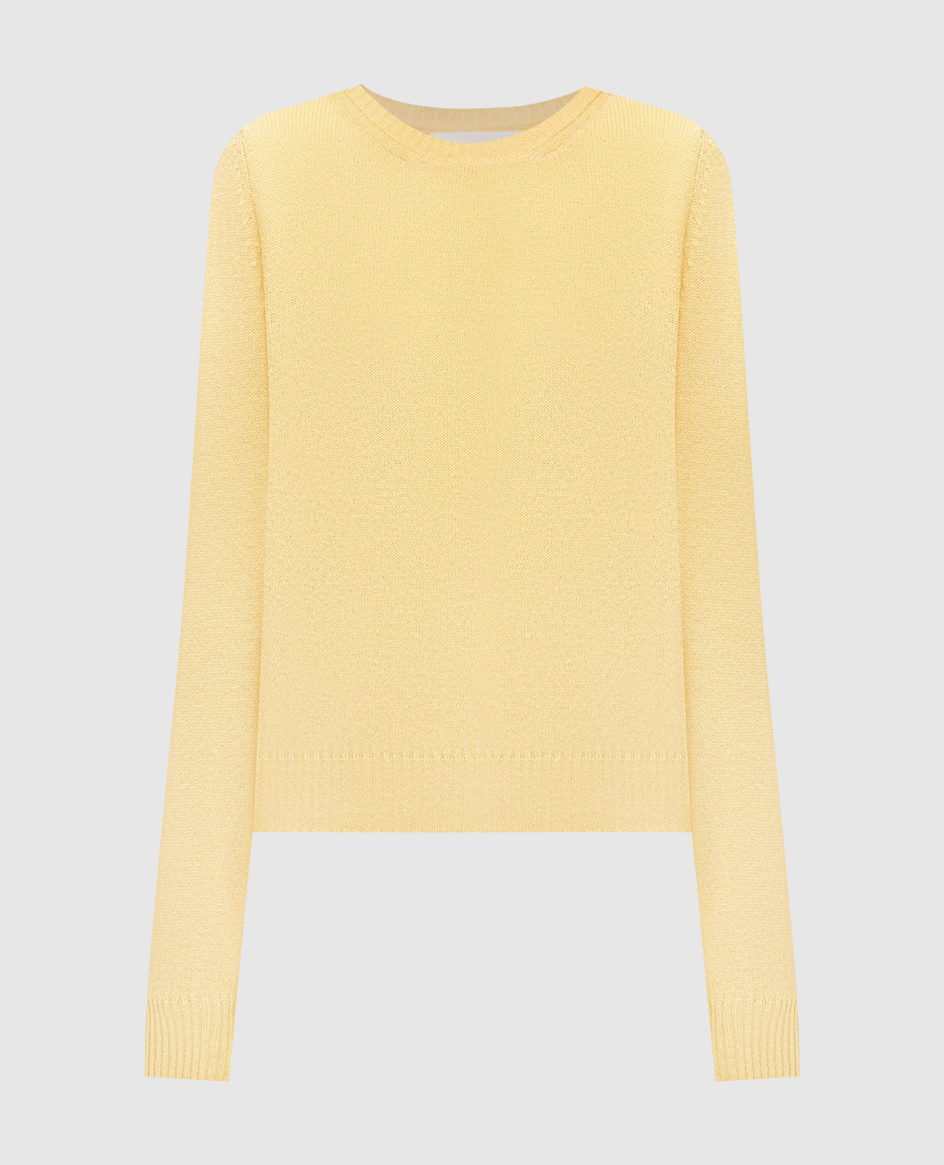 Yellow cashmere jumper