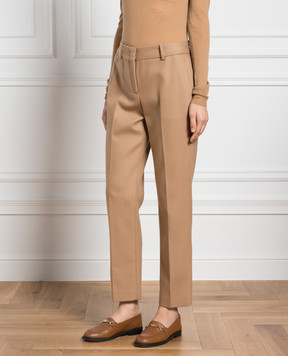 Ermanno Scervino Коричневі штани з вовни D436P300HJA