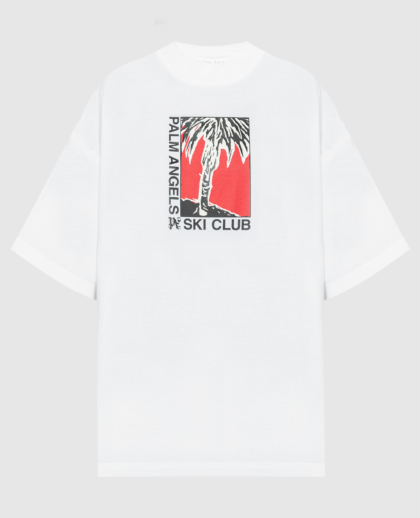 Palm Ski Club white t-shirt with logo print