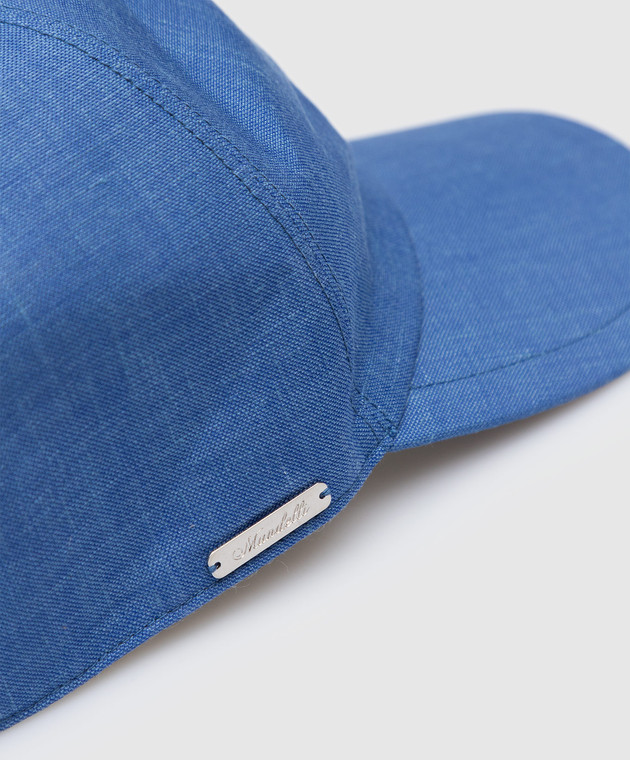 Enrico Mandelli Блакитна кепка CAP4014735 зображення 4