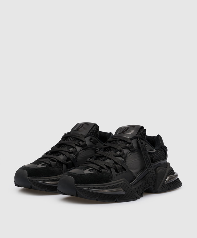 Dolce&Gabbana - Airmaster logo combo sneakers in black CK2071AY851 ...