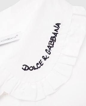 Dolce&Gabbana Дитяча біла сорочка з логотипом L55S83G7JJ2