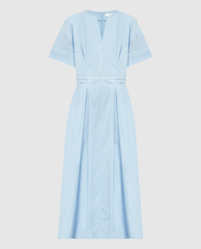 Peserico Блакитна сукня з ланцюжком моніль S0263801979