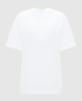 Mackage Біла футболка Tee з фактурною емблемою TEEw