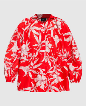 Lavi Красная блуза в цветочный принт BF3WD008TESD090