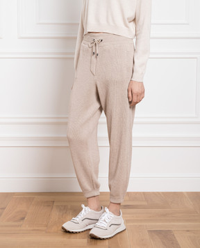 Brunello Cucinelli Бежевые штаны M19127999
