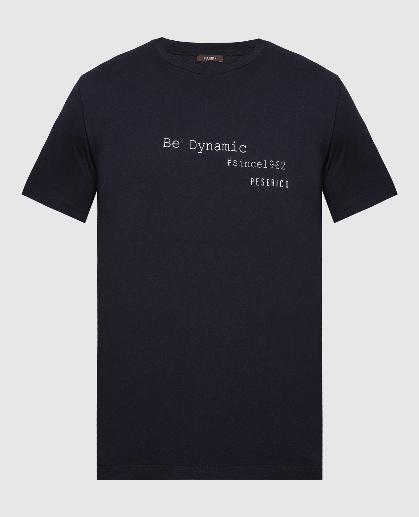 Navy blue printed T-shirt