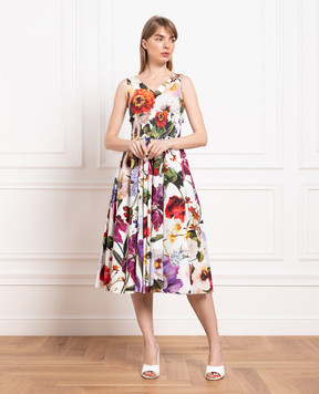 Dolce&Gabbana Сукня міді в квітковий принт F6D2STHS5DQ