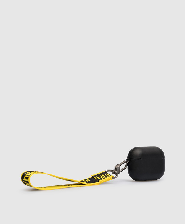 Off-White Черный чехол для AirPods Pro C с логотипом OMZG110S23PLA001 изображение 2