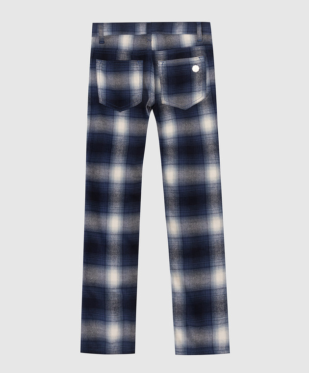 Stefano Ricci Children's plaid trousers YFT7400070K10T image 2