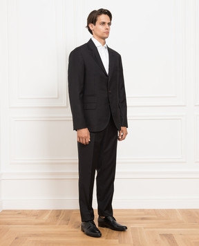 Brunello Cucinelli Черный костюм из шерсти MF4597BTZ