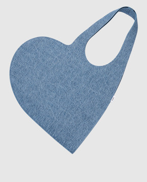 Coperni Блакитна сумка-тойт у вигляді серця COPBA14BIS202