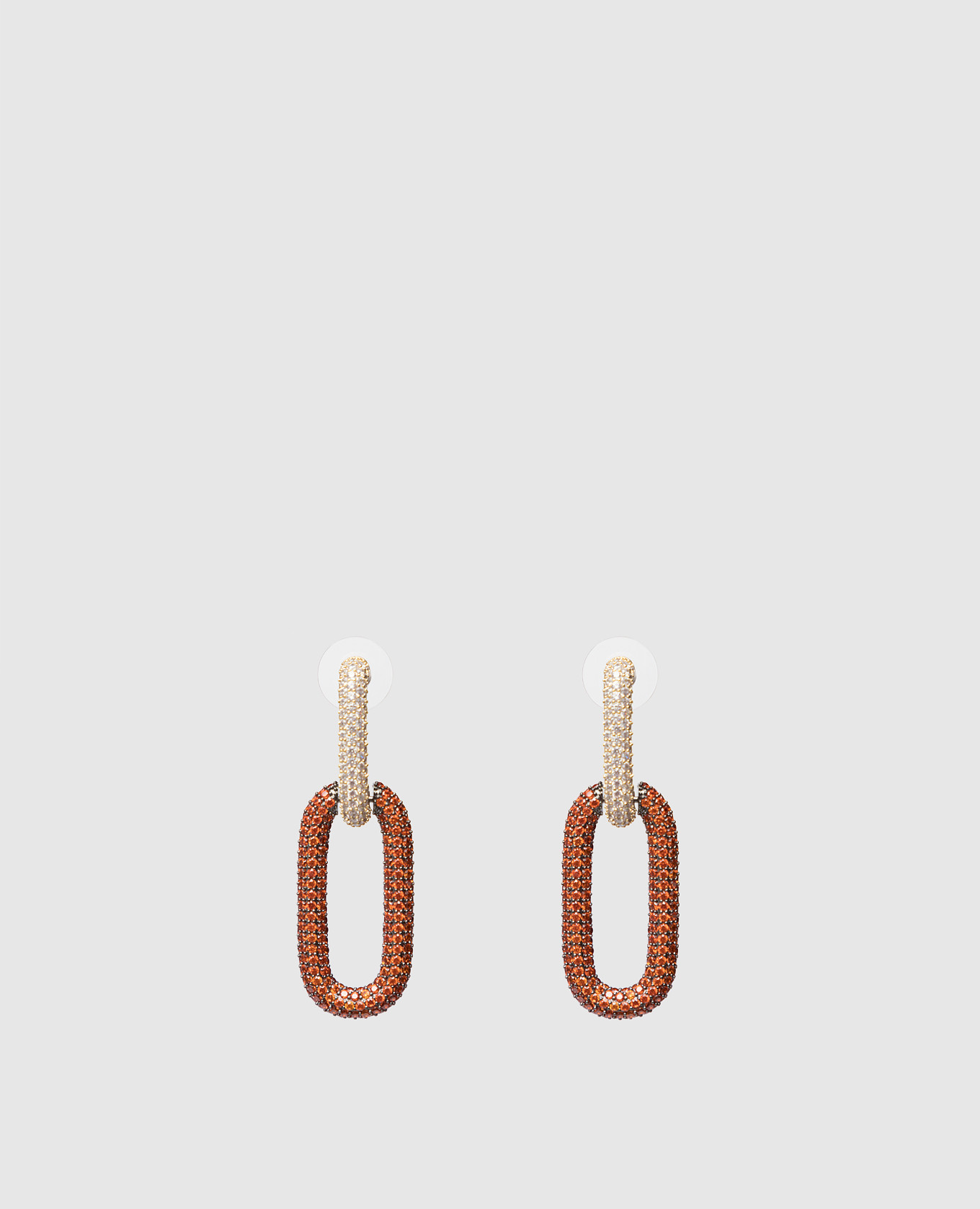 

Красные серьги BETSY CHIC с кристаллами, Красный, Серьги