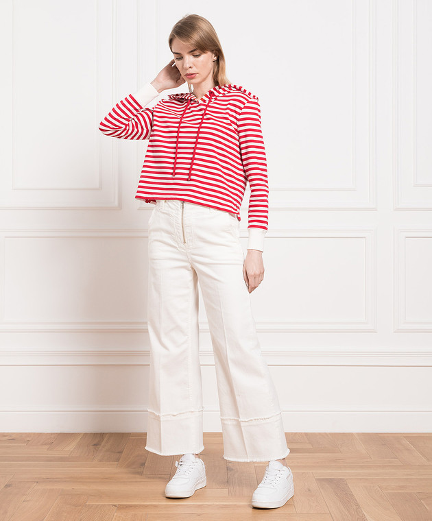 Max & Co Red striped hoodie CANTICO image 2