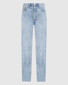 AGOLDE Блакитні джинси з ефектом потертості A154D1141