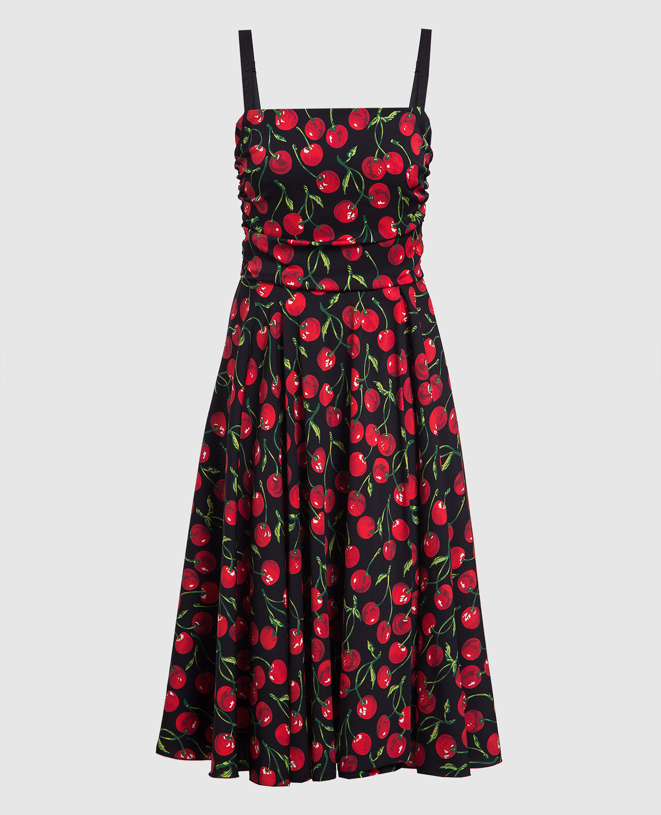 

Черное платье в принт, Черный, Повседневные платья