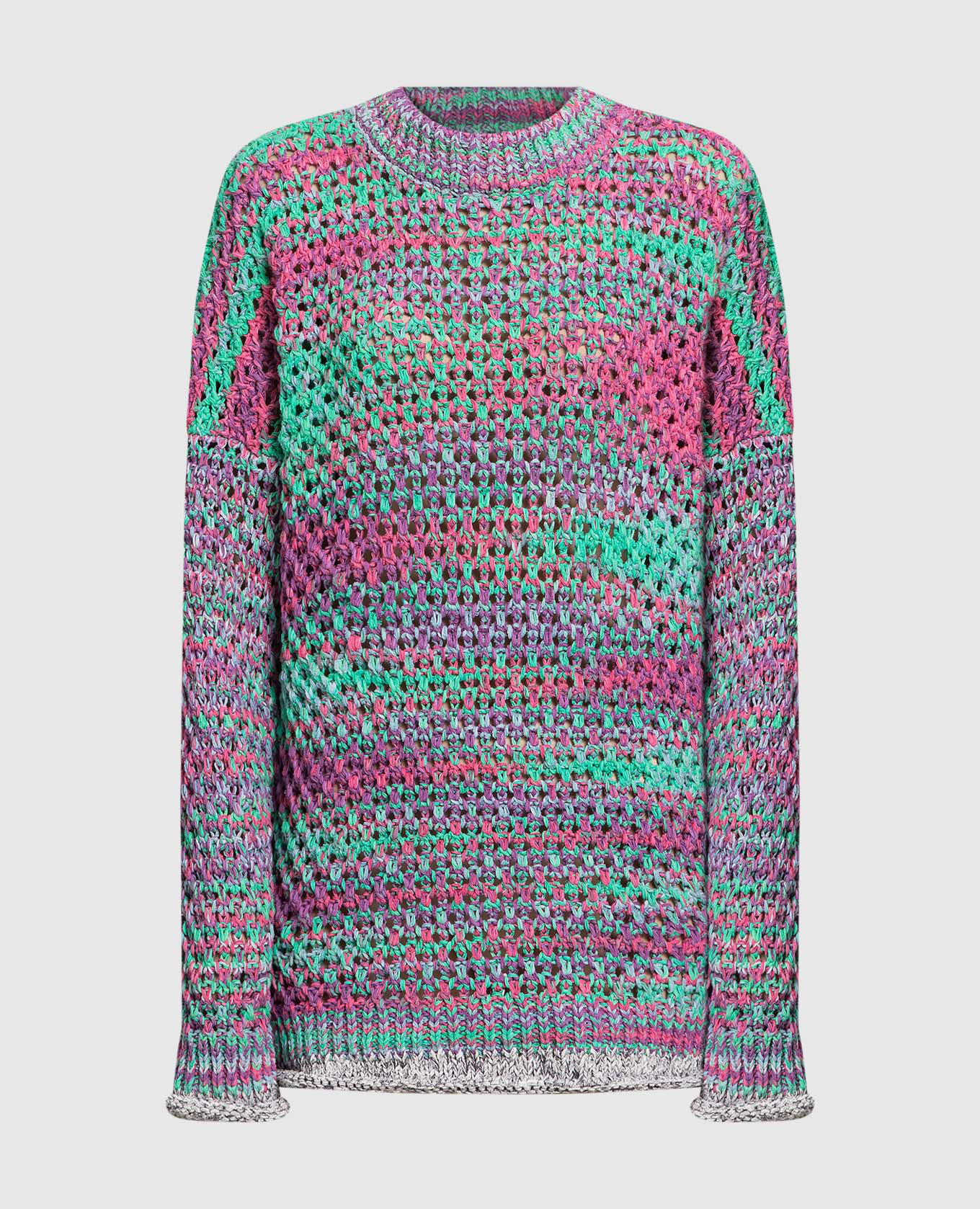 

Плетеный свитер, Разноцветный, Свитера