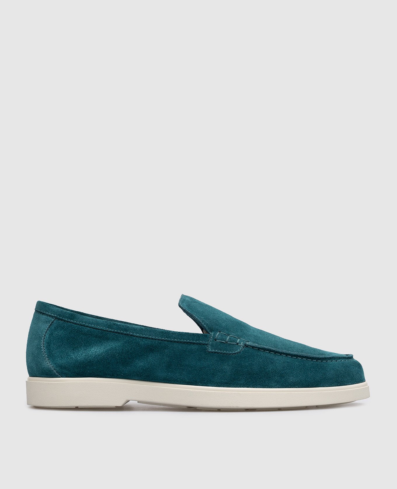 Cezanne green suede slippers