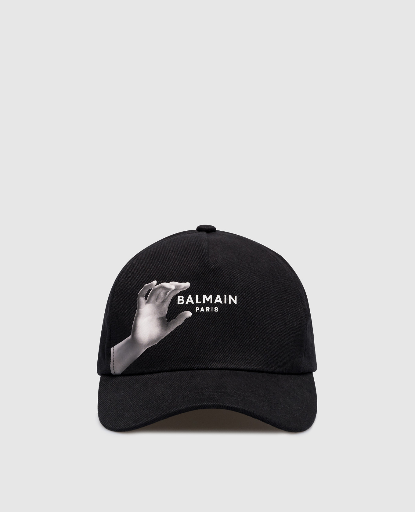 

Черная кепка с контрастным принтом логотипа, Черный, Кепки