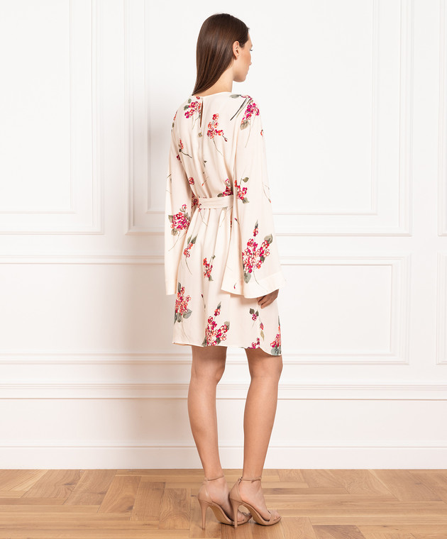 Twinset Beige dress with floral print 231TP2703 изображение 4