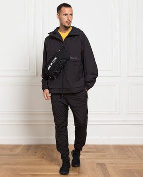 Moncler Grenoble Черная куртка Foret с логотипом 1A00011539M3
