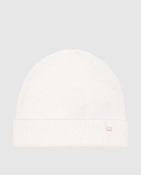 Herno Біла шапка з вовни з логотипом BER00004D70127