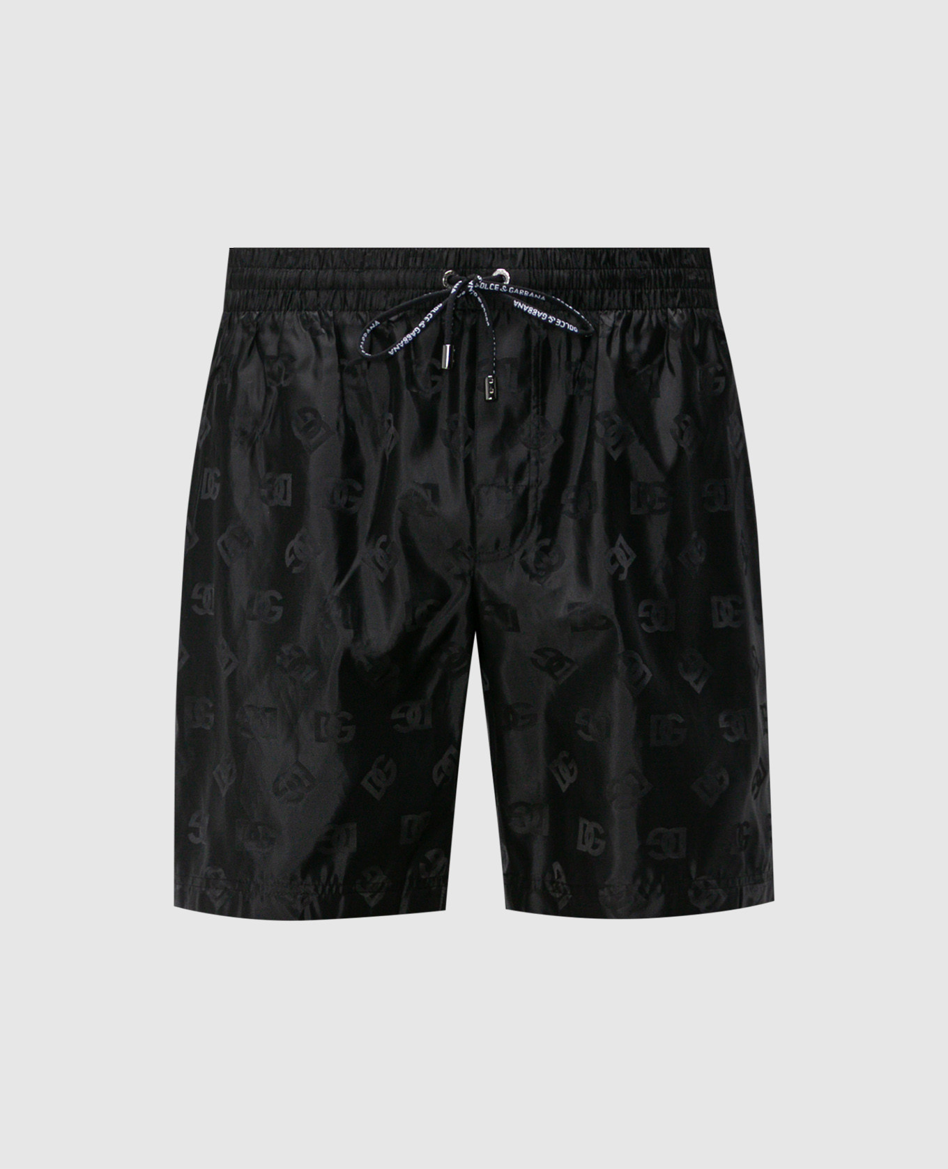 Dolce&Gabbana - DG logo pattern swim shorts in black M4A13TONN57 buy at  Symbol