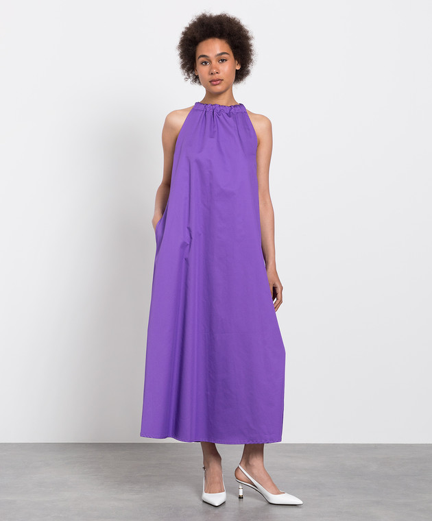 Maesta Фіолетова сукня максі A0059 зображення 2