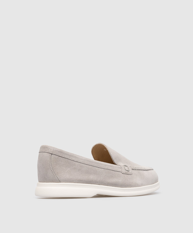 Doucal's Gray suede slippers DD8400ARTHUY229 изображение 3